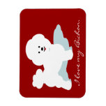 Bichon Love Magnets in Red