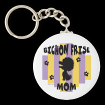Bichon Mom Keychain keychains