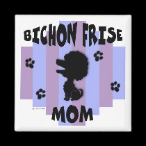 Bichon Mom Magnet magnets