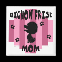 Bichon  Mom Magnet magnets