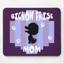 Bichon Mom Mousepad mousepads