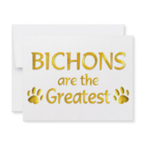 Bichons are Great Invitation