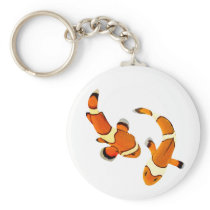 Bickering Clownfish Key Chains