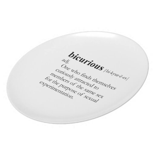 BICURIOUS PARTY PLATE