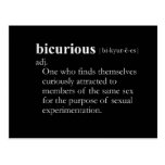 BICURIOUS POSTCARD