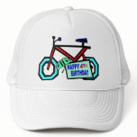 Bicycle 4th Birthday Gifts Mesh Hats