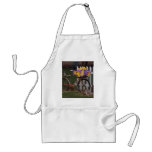 Bicycle And flowers aprons