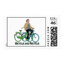 Bicycle and Recycle postage