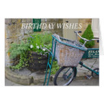 Bicycle Birthday Wishes Greeting Card