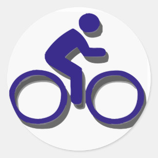 blue bike stickers
