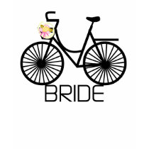 Bicycle Bride Tshirts and Gifts by weddingsareus Bicycle Bride Tshirts and Gifts