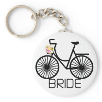 Bicycle Bride Tshirts and Gifts Key Chains