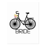 Bicycle Bride Tshirts and Gifts Post Cards