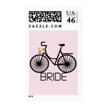 Bicycle Bride Tshirts and Gifts Postage