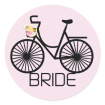 Bicycle Bride Tshirts and Gifts stickers