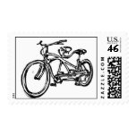 Bicycle built for 2 (antique Schwinn tandem) Postage Stamps