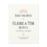 Bicycle Built For Two Save the Date-Custom Post Card