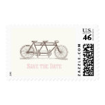 Bicycle Built For Two Save the Date Postage Stamp