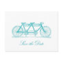 Bicycle Built For Two Save the Date Postcard