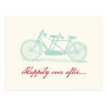 Bicycle Built For Two Save the Date Postcard postcards