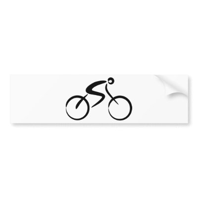 Bicycle Bumper Sticker by smarttaste