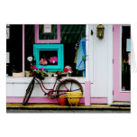 Bicycle by Antique Shop Card