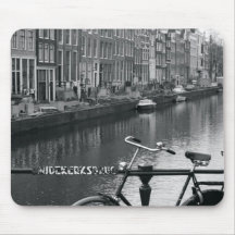 Bicycle by Canal Mousepad