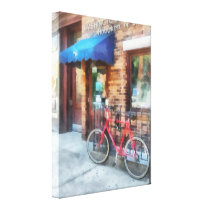 Bicycle By Post Office canvas prints