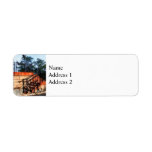Bicycle by Train Station Custom Return Address Label
