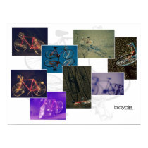 Bicycle Collage posters