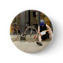 Bicycle Courier Messenger Cycle Bicycling Cycling Pinback Button
