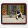 Bicycle Courier Messenger Cycle Bicycling Cycling Mousepads