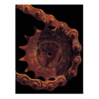 Bicycle Cycle Bicycling Cycling Chain Gear Post Cards