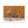 Bicycle Cycle Bicycling Cycling Fence Post Card