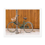 Bicycle Cycle Bicycling Cycling Fence Post Card