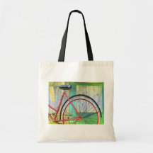 Bicycle Cycle Bicycling Cycling Old Shed Tote Bag