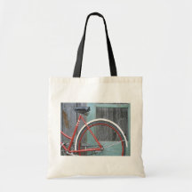 Bicycle Cycle Bicycling Cycling Old Wooden Shed Tote Bag
