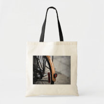 Bicycle Cycle Bicycling Cycling Rusted Bike Tote Bags