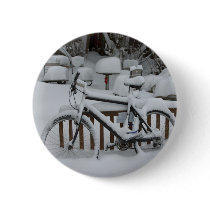 Bicycle Cycle Bicycling Cycling Waiting For Spring Pinback Button