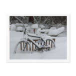 Bicycle Cycle Bicycling Cycling Waiting For Spring Postcards