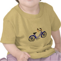 Bicycle Drawing, 1950's Style T Shirt