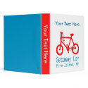 Bicycle Fire Island Avery Binder binder