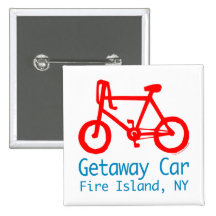 Bicycle Fire Island Button