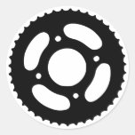 Bicycle gear round stickers