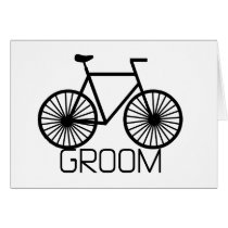 Bicycle Groom Tshirts and Gifts cards by weddingsareus Bicycle Groom Tshirts and Gifts cards