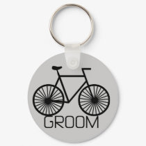 Bicycle Groom Tshirts and Gifts keychains