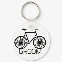 Bicycle Groom Tshirts and Gifts keychains