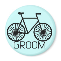 Bicycle Groom Tshirts and Gifts Refrigerator Magnet