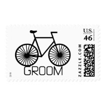 Bicycle Groom Tshirts and Gifts Stamps