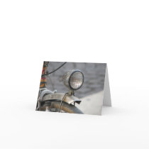 Bicycle Headlight In Italy Notecards